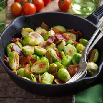 Maple and Bacon Sprouts